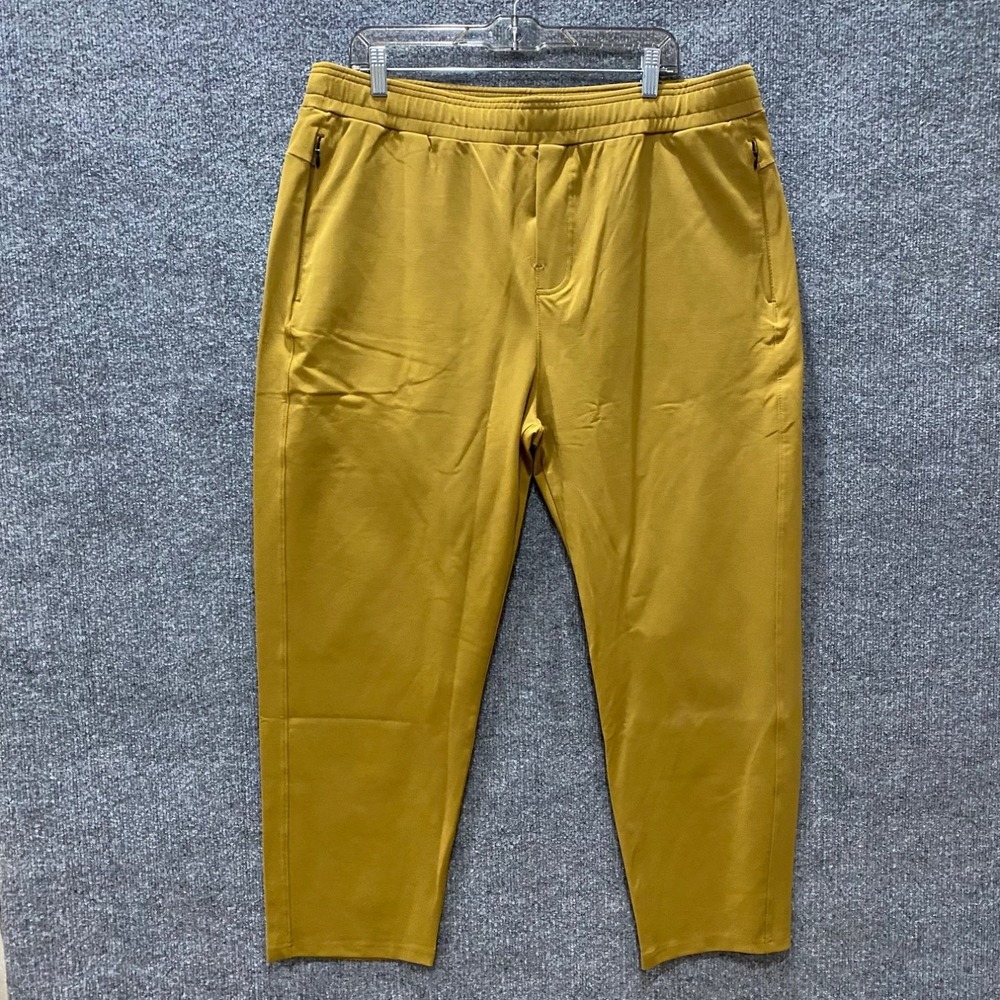 Public Rec All Day Every Day Pant Mens 40x28 Military Green Stretch Elastic Pant